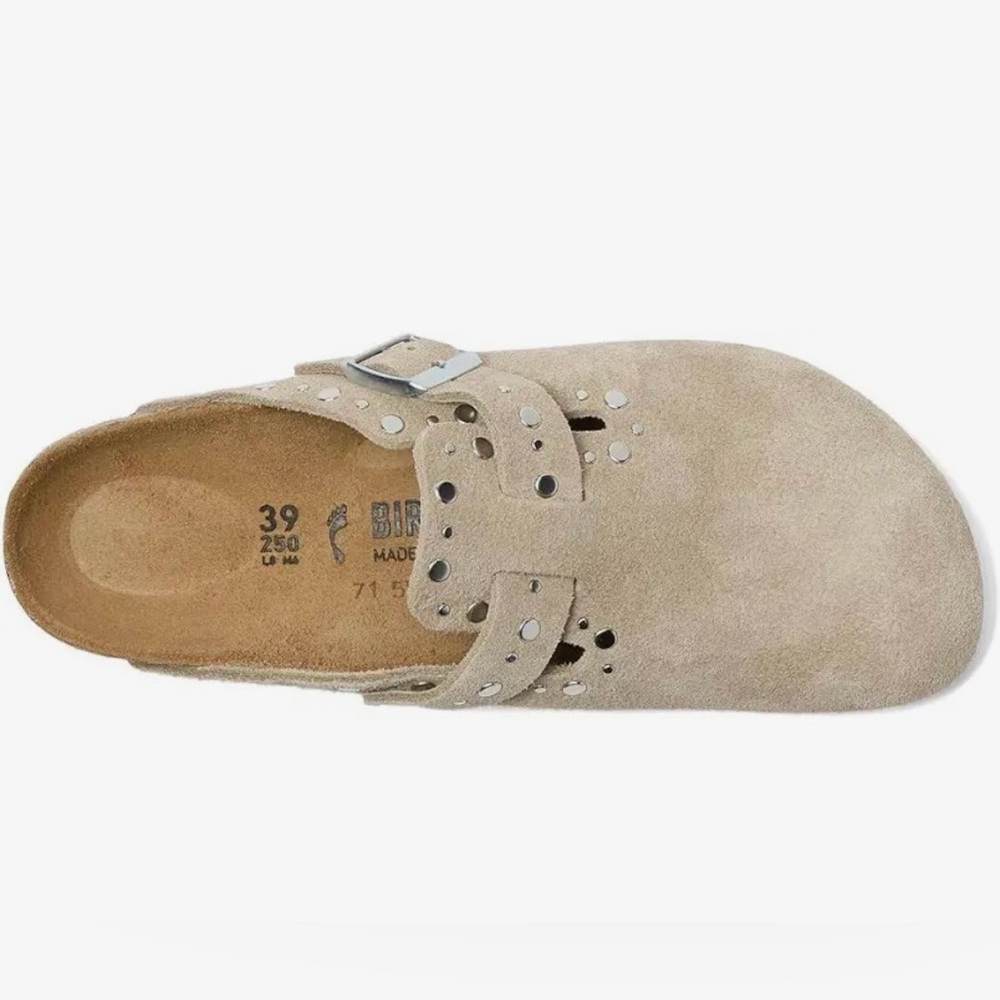 Birkenstock Women’s Boston Rivet—Taupe *New With Box*